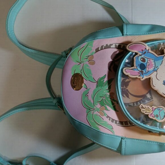 Disney Stitch & Scrump Sand Beach Mini Backpack Our Universe - Summer 2022 - Picture 5 of 11